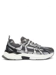 REPLAY Sneakersy GMSD5 .000.C0003T Srebrny. Szare buty sportowe casual Replay, bez wzorów, ze skóry, bez zapięcia. Za 539.99 zł.
