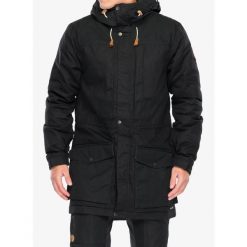 Kurtka ocieplana męska Fjallraven Singi Wool Padded Parka. Czarne kurtki Fjällräven, m, bez wzorów, bez kaptura. Za 2,382.99 zł.