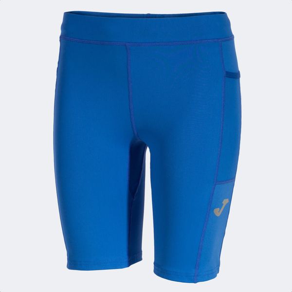 Legginsy Joma Elite X niebieskie do biegania. Niebieskie legginsy długie sportowe Joma, xs, bez wzorów, z materiału, z podwyższonym stanem, do biegania. Za 129.00 zł.