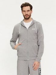 EA7 Emporio Armani Bluza 3DPM53 PJ05Z 3905 Szary Regular Fit. Szare bluzy EA7 Emporio Armani, m, bez wzorów, z bawełny, bez kaptura. Za 259.99 zł.
