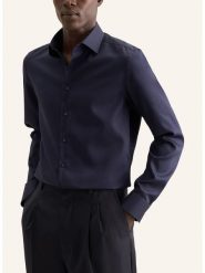 Seidensticker Koszula w kolorze granatowym rozmiar: 38. Niebieskie koszule Seidensticker, bez wzorów, z bawełny, bez kołnierzyka, bez ramiączek. Za 104.14 zł.