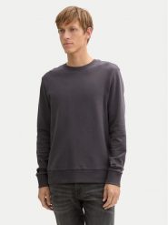 Tom Tailor Bluza 1045939 Szary Regular Fit. Szare bluzy Tom Tailor, m, bez wzorów, z bawełny, bez kaptura. Za 89.99 zł.
