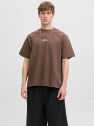 Jack & Jones Koszulka w kolorze brązowym rozmiar: XL. Brązowe bezrękawniki Jack & Jones, xl, bez wzorów, z bawełny, bez kołnierzyka, bez ramiączek. Za 43.99 zł.