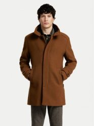 Selected Homme Płaszcz wełniany 16094322 Brązowy Regular Fit. Brązowe płaszcze Selected Homme, na zimę, m, bez wzorów, z syntetyku, bez kaptura. Za 949.99 zł.