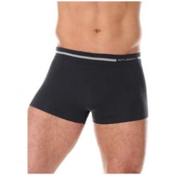 Bokserki termoaktywne męskie Brubeck BX10430 Comfort Wool. Szare bokserki Brubeck, m, bez wzorów, z elastanu. Za 78.49 zł.