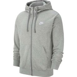Bluza sportowa męska Nike Sportswear Club. Szare bluzy z kapturem Nike, m, bez wzorów, z kapturem. Za 299.99 zł.