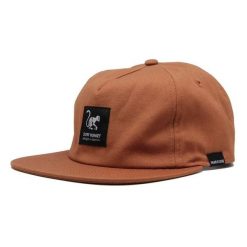Czapka Trucker - Płaski daszek - Organiczna Bawełna (Ziemia). Czerwone czapki z daszkiem SURF MONKEY, bez wzorów, z bawełny. Za 139.95 zł.