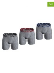 Under Armour Bokserki (3 szt.) w kolorze szarym rozmiar: L. Szare bokserki Under Armour, l, bez wzorów. Za 111.95 zł.
