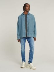 G-Star Dżinsy "Revend" - Skinny fit - w kolorze niebieskim rozmiar: W30/L32. Niebieskie jeansy G-Star, l. Za 295.95 zł.