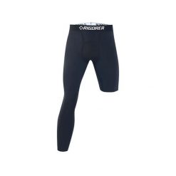 Legginsy prostokątne Rigorer. Czarne legginsy długie sportowe RIGORER, m, bez wzorów, z materiału, na fitness i siłownię. Za 189.00 zł.