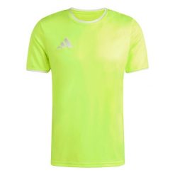 Koszulka męska adidas Entrada Jersey. Białe t-shirty sportowe Adidas, bez wzorów, z jersey, bez ramiączek, do piłki nożnej. Za 60.99 zł.