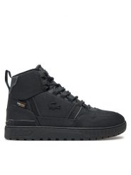 Lacoste Sneakersy T-Clip Mid Trainers 7-48SMA0040 Czarny. Czarne buty sportowe casual LACOSTE, bez wzorów, z materiału, bez zapięcia. Za 489.99 zł.
