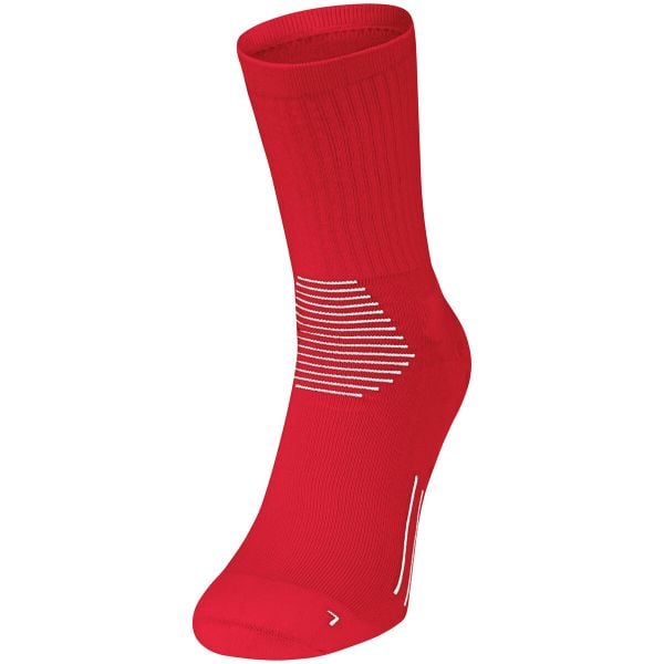 Skarpety gripowe Jako Comfort. Czerwone skarpety JAKO, bez wzorów, z bawełny. Za 128.00 zł.