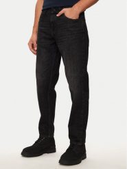 Mustang Jeansy Denver 1015512 Czarny Tapered Fit. Czarne jeansy Mustang, m. Za 189.99 zł.