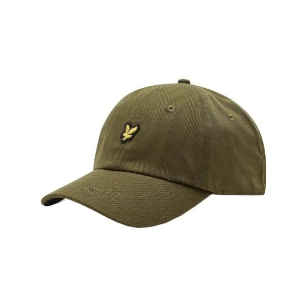 Czapka Lyle & Scott. Zielone czapki z daszkiem LYLE AND SCOTT, bez wzorów, z bawełny. Za 144.00 zł.