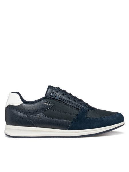 Geox Sneakersy U Avery U65H5A 0BU11 C4002 Granatowy. Niebieskie buty sportowe casual Geox, bez wzorów, ze skóry, bez zapięcia. Za 323.99 zł.