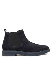 Geox Sztyblety U Massimiano U46H9B 00022 C4002 Granatowy. Niebieskie botki sznurowane Geox, bez wzorów, z materiału, bez obcasa, bez zapięcia. Za 519.99 zł.