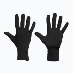Rękawiczki trekkingowe icebreaker 200 Oasis Glove Liners. Czarne rękawiczki Icebreaker, bez wzorów. Za 134.99 zł.