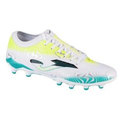 Męskie Buty Piłkarskie Evolution Firm Ground. Białe buty trekkingowe Joma, bez wzorów, bez zapięcia. Za 259.99 zł.