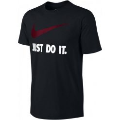 Nike Koszulka M Nsw Tee Jdi Swoosh New Black/Red L. T-shirty sportowe marki Nike. W wyprzedaży za 55.00 zł.