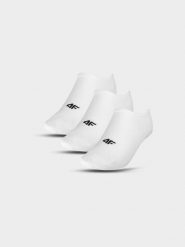 4F Skarpetki casual stopki (3-pack) męskie - białe 39-42. Białe skarpety 4F, bez wzorów, z bawełny. Za 44.99 zł.