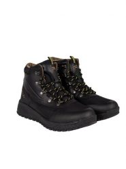 Fila Buty "Hikebooster" | FFM0166 | Mężczyzna | Czarny. Czarne botki sznurowane Fila, bez wzorów, z materiału, z okrągłym noskiem, bez obcasa, bez zapięcia. W wyprzedaży za 249.00 zł.