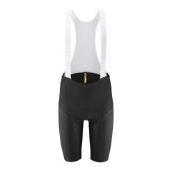 Szorty Mavic Aksium BIB. Czarne spodenki rowerowe MAVIC, s, bez wzorów, z materiału, rowerowe. Za 493.50 zł.