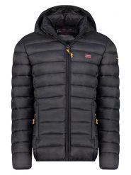 Geographical Norway Kurtka pikowana w kolorze czarnym rozmiar: M. Czarne kurtki Geographical Norway, m, bez wzorów, bez kaptura. Za 123.95 zł.