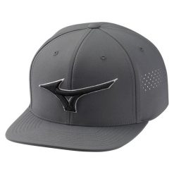 Czapka z daszkiem golf Mizuno Tour Flat Snapback Szary. Szare czapki z daszkiem Mizuno, bez wzorów. Za 292.95 zł.