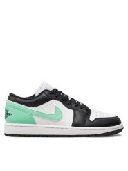 Nike Sneakersy Jordan 1 Low 553558 131 Biały. Białe buty sportowe casual Nike, bez wzorów, ze skóry, bez zapięcia. Za 599.99 zł.