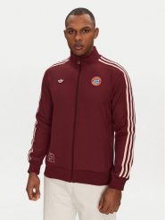 Adidas Bluza FC Bayern Terrace JF0582 Czerwony Slim Fit. Czerwone bluzy bez kaptura Adidas, m, bez wzorów, z syntetyku, bez kaptura. Za 369.99 zł.