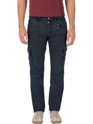 Timezone Bojówki dżinsowe "BenTZ" - Regular fit - w kolorze granatowym rozmiar: W32/L34. Niebieskie joggery i bojówki Timezone, l, bez wzorów. Za 152.99 zł.