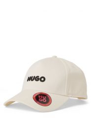 HUGO czapka z daszkiem - Jude Mężczyźni Bawełna biały, ONE SIZE. Białe czapki z daszkiem Hugo, bez wzorów, z bawełny. Za 119.95 zł.