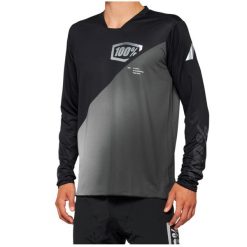 Dżersej z długim rękawem 100% r-core-x. Czarne bluzy 100%, m, bez wzorów, z dżerseju, bez kaptura. W wyprzedaży za 183.10 zł.