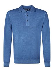 Pierre Cardin Wełniany sweter w kolorze niebieskim rozmiar: L. Niebieskie swetry nierozpinane Pierre Cardin, l, bez wzorów, z wełny, bez kołnierzyka, bez ramiączek. Za 209.82 zł.