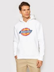 Dickies Bluza Icon Logo DK0A4XCB Biały Regular Fit. Białe bluzy Dickies, m, bez wzorów, z bawełny, bez kaptura. Za 199.99 zł.