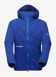 Kurtka ocieplana Mammut Eiger Nordwand IN Flex Air Hooded Jacket. Niebieskie kurtki Mammut, xl, bez wzorów, z materiału, bez kaptura. Za 1,638.99 zł.