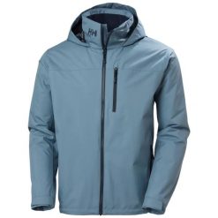 Kurtka wodoodporna z kapturem Helly Hansen Crew 2. Niebieskie kurtki Helly Hansen, na lato, l, bez wzorów, z materiału, z kapturem. Za 830.50 zł.