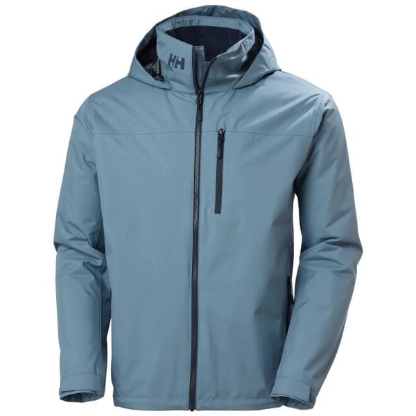 Kurtka wodoodporna z kapturem Helly Hansen Crew 2. Niebieskie kurtki Helly Hansen, na lato, l, bez wzorów, z materiału, z kapturem. Za 830.50 zł.