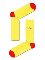 Happy Socks Skarpety w kolorze żółtym rozmiar: 36-40. Żółte skarpety Happy Socks, bez wzorów. Za 56.53 zł.