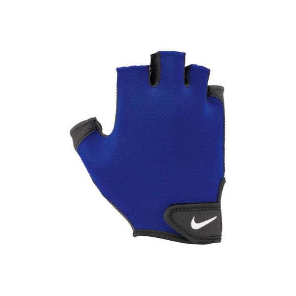 Rękawiczki męskie NIKE MEN'S ESSENTIAL FITNESS GLOVES. Niebieskie rękawiczki Nike, bez wzorów. Za 99.99 zł.
