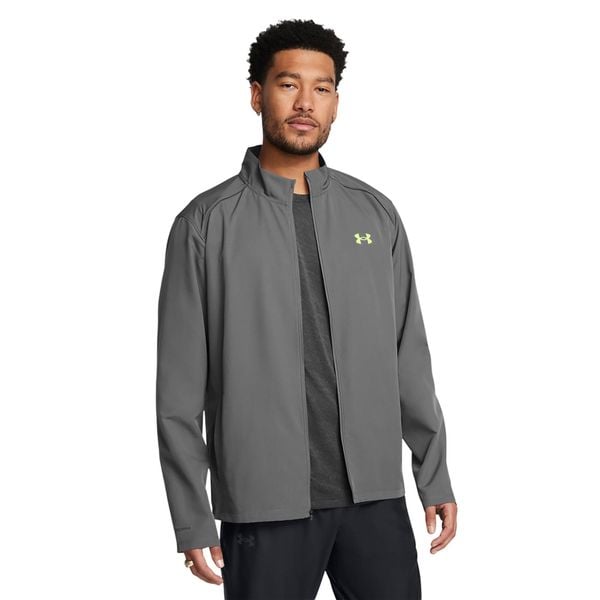 Kurtka do biegania męska Under Armour Storm Run. Szare kurtki Under Armour, m, bez wzorów, bez kaptura, do biegania. Za 319.15 zł.