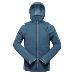 Kurtka męska sportowa z odpinanymi rękawami Alpine Pro Spert 2. Niebieskie kurtki softshell Alpine Pro, m, bez wzorów, z softshellu, bez kaptura. W wyprzedaży za 489.00 zł.