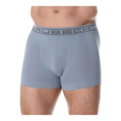 Bokserki męskie bawełniane Brubeck COMFORT COTTON. Szare bokserki Brubeck, m, bez wzorów, z bawełny. Za 39.99 zł.