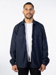 Hugo Boss Kurtka koszulowa w kolorze granatowym rozmiar: S. Niebieskie kurtki HUGO BOSS, s, z aplikacjami, z bawełny, bez kaptura. Za 238.84 zł.