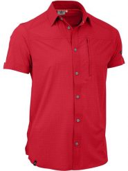 Maul Sport Koszula funkcyjna "Veniv" w kolorze czerwonym rozmiar: 58. Czerwone koszule Maul Sport, bez wzorów, z materiału, bez kołnierzyka, bez ramiączek. Za 173.99 zł.