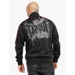 Kurtka z dresu Tapout Tarziana. Czarne kurtki TAPOUT, m, bez wzorów, z dresówki, bez kaptura. Za 266.00 zł.
