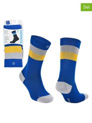 Norfolk Skarpety trekkingowe (2 pary) "Sevilla" w kolorze niebieskim rozmiar: 35-38. Niebieskie skarpety Norfolk, bez wzorów, z materiału. Za 60.99 zł.