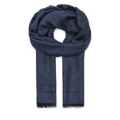 Szal Guess. Niebieskie szaliki Guess, z aplikacjami. Za 329.99 zł.