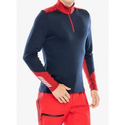 Bluza męska Helly Hansen LIFA Merino Midweight 1/2 Zip. Niebieskie bluzy Helly Hansen, na zimę, l, bez wzorów, bez kaptura. Za 339.00 zł.